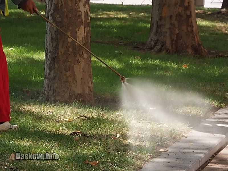 Пръскане срещу кърлежи