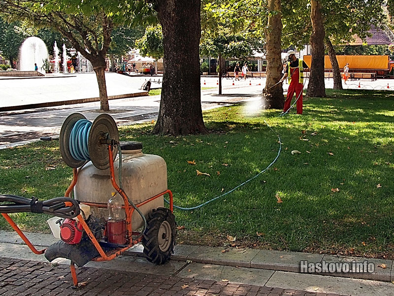 Пръскане срещу кърлежи