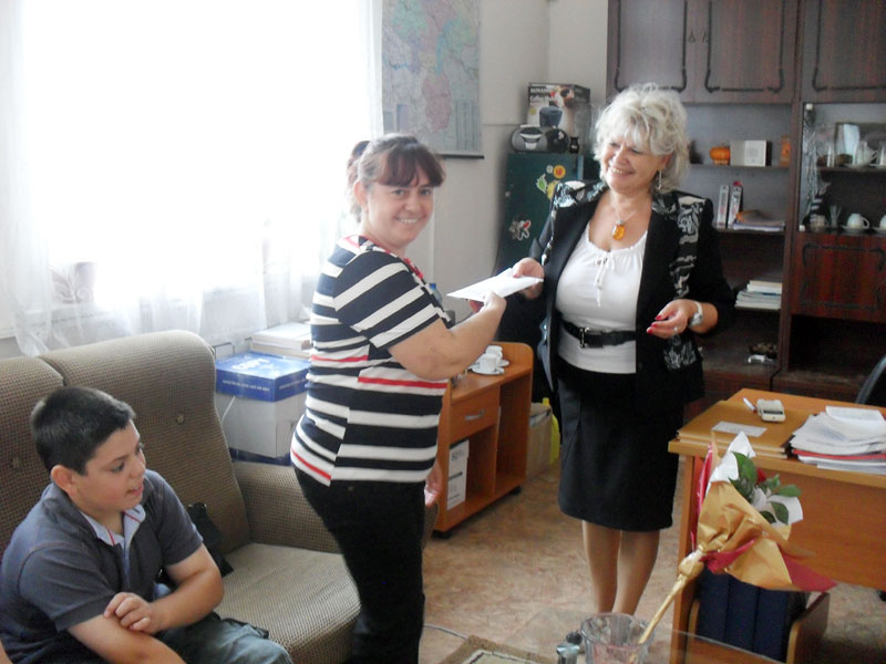 Връчването на стипендията