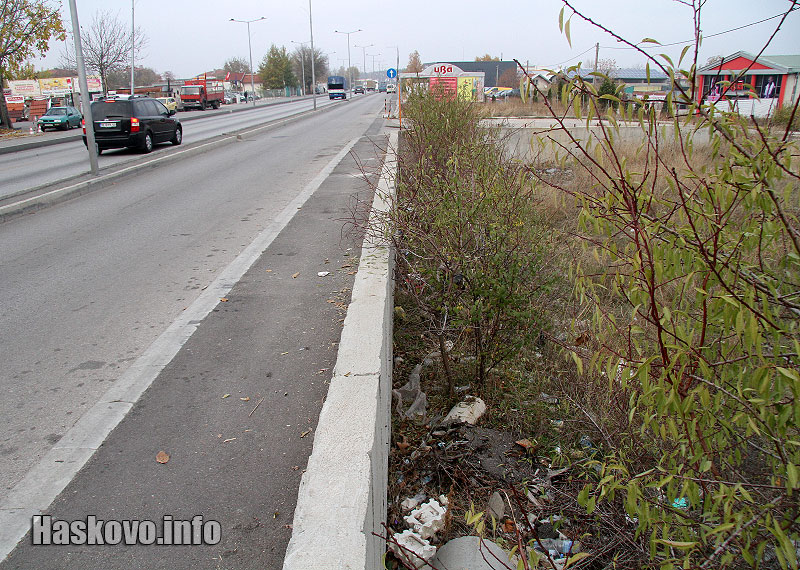 Мястото, където е открит трупа