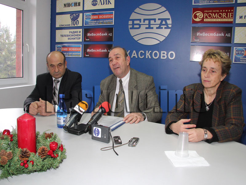 Марин Маринов, Делчо Митев, Димитрия Желева