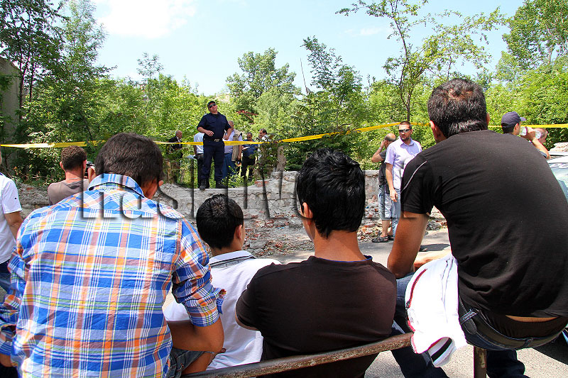 Мястото, където беше намерен мъртвият човек