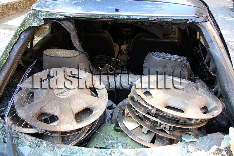 Изгорялото Мицубиши Лансър