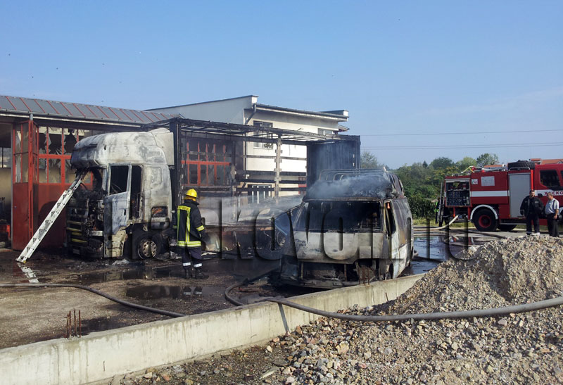 Взрив и пожар