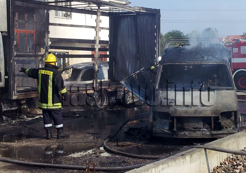 Взрив и пожар