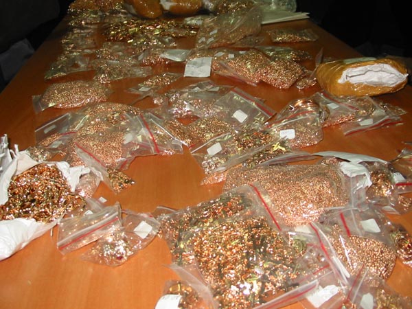 Задържаните бижута