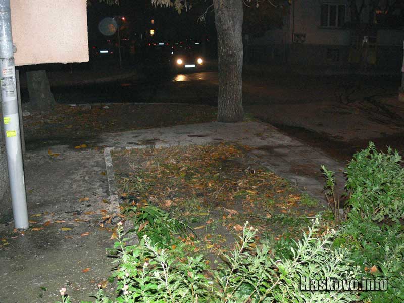 Градинката, където е спрял автомобила Градинката, където е спрял автомобила