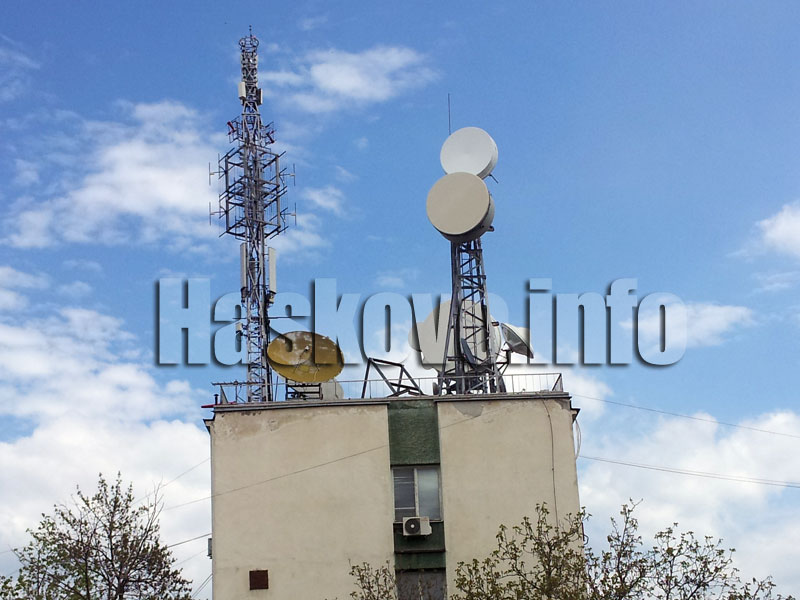Телевизионната кула в Хасково