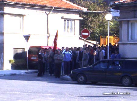 Пристигането на шествието