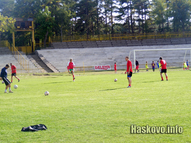 Тренировката на отбора днес