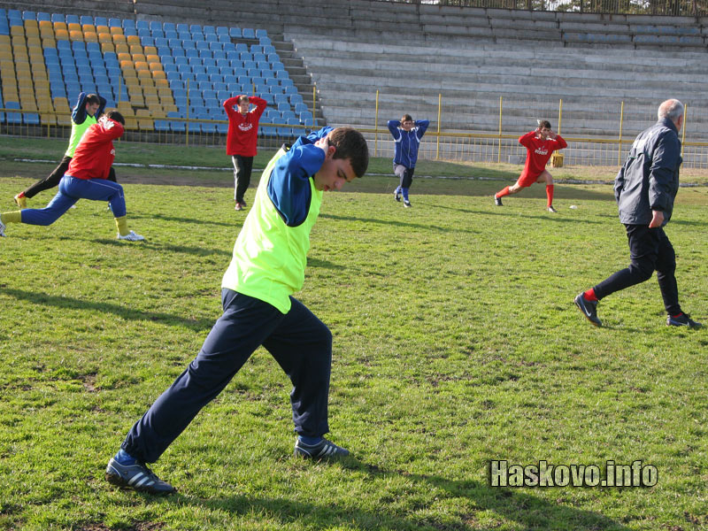 Първата тренировка с новия треньор Първата тренировка с новия треньор