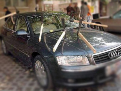 Кирки в кола, илюстрация