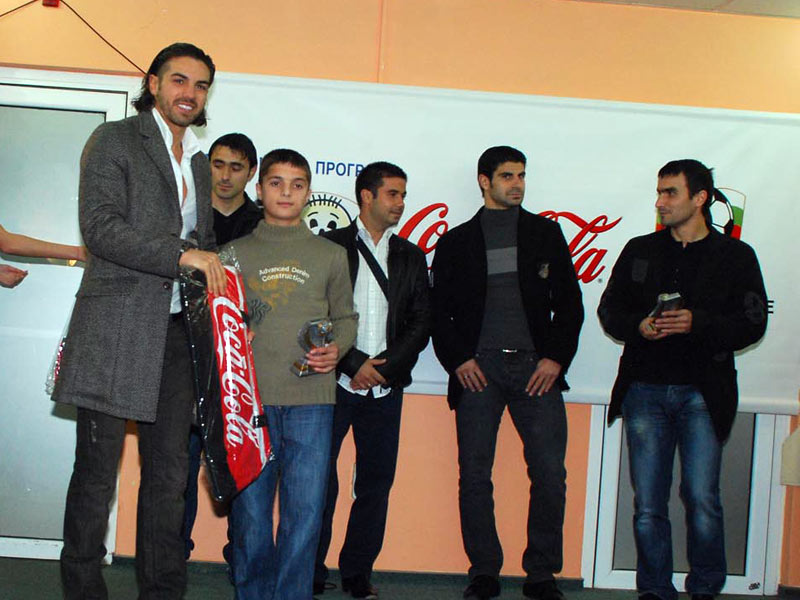 Делчо Иванов получи наградата си лично от Благой Георгиев